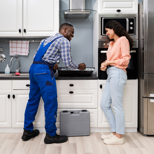 what kind of warranty do you offer on your cooktop repair services in Red Banks